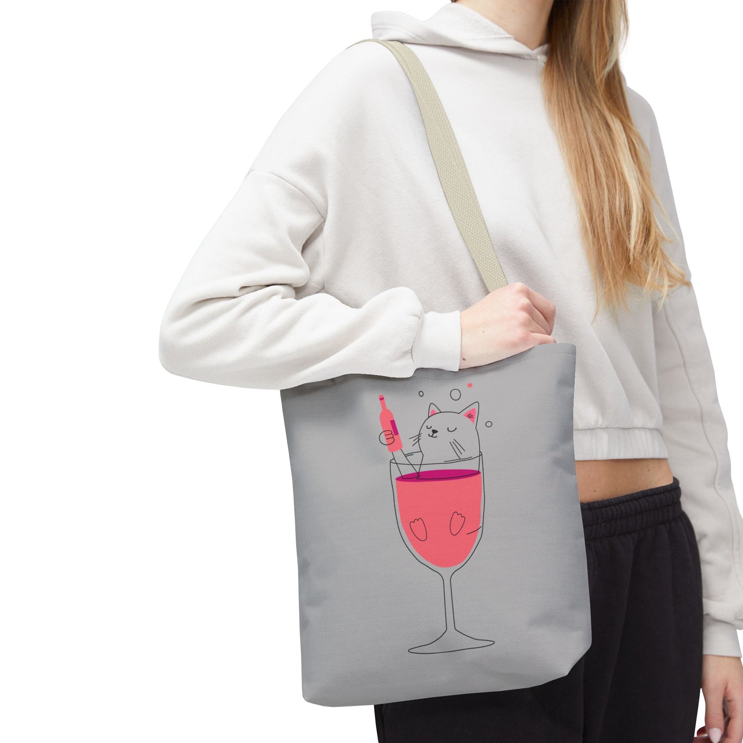 Cute & Minimalist Glass Design Tote Bag