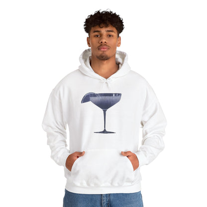 Cocktail Glass Hoodie - Vintage Martini Graphic Sweatshirt