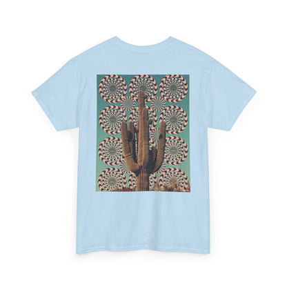 Mystical Unisec Tee - Southwest Aesthetic Cactus & Eye Design