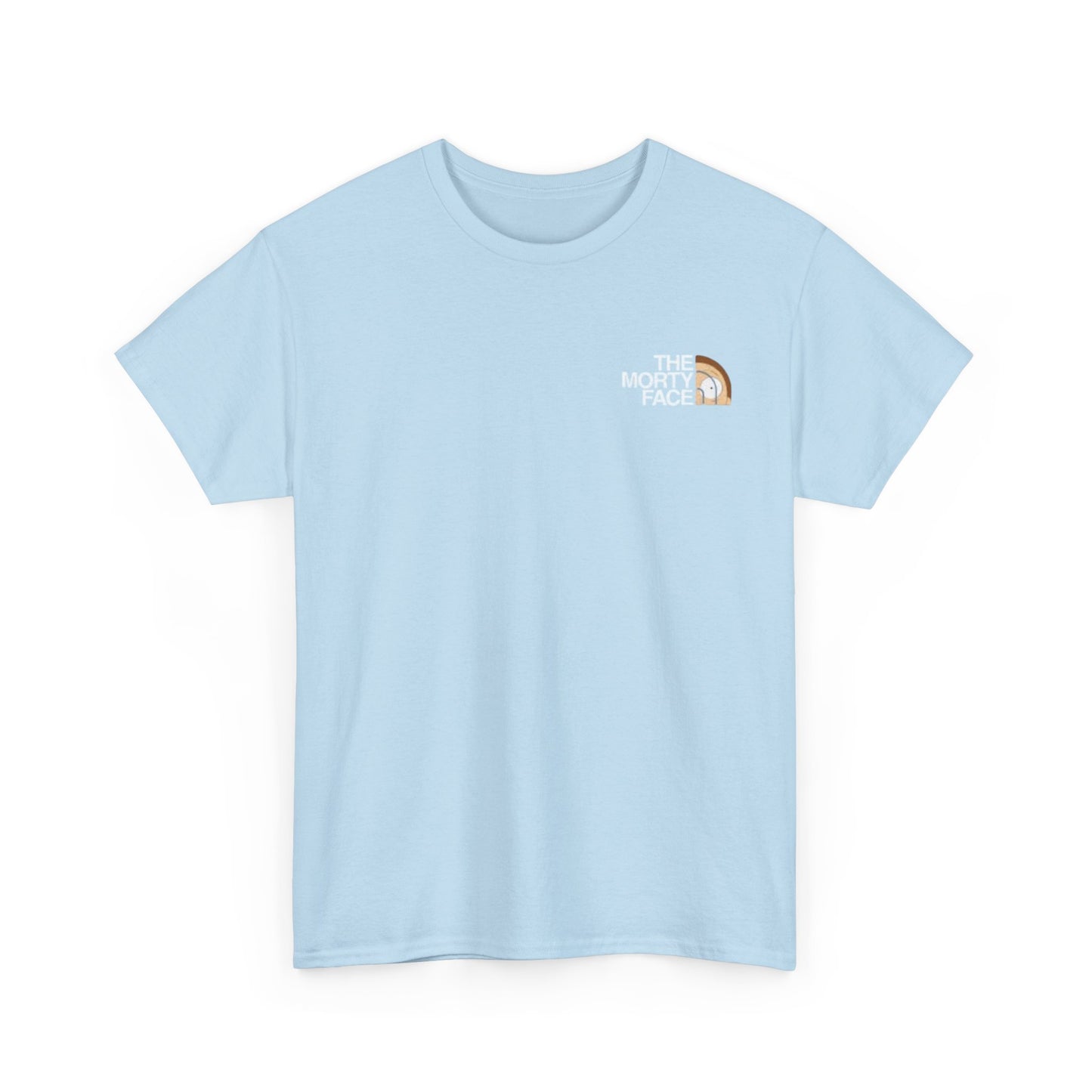 Funny T-Shirt Design - The Morty Face Unisex Heavy Cotton Tee