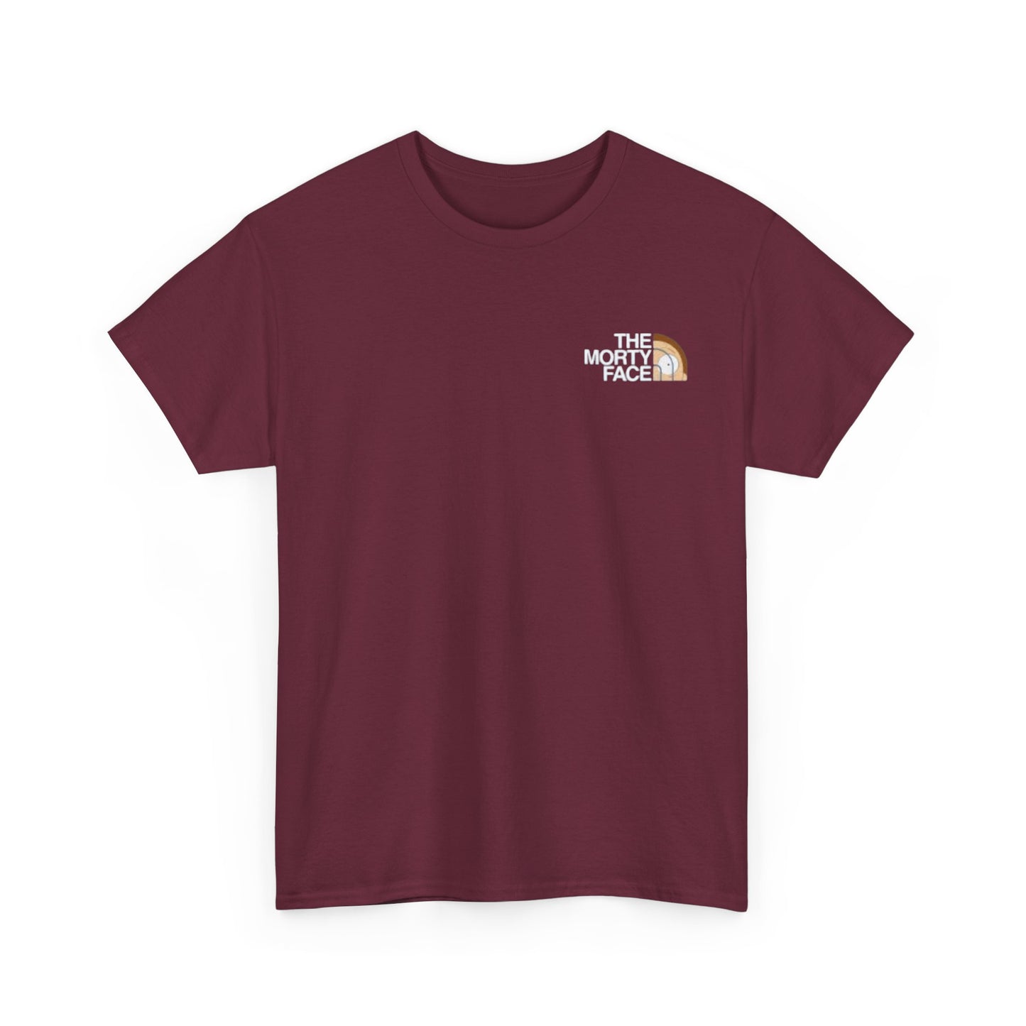 Funny T-Shirt Design - The Morty Face Unisex Heavy Cotton Tee
