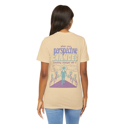 Unisex Jersey Short Sleeve Tee - Change Your Perspective