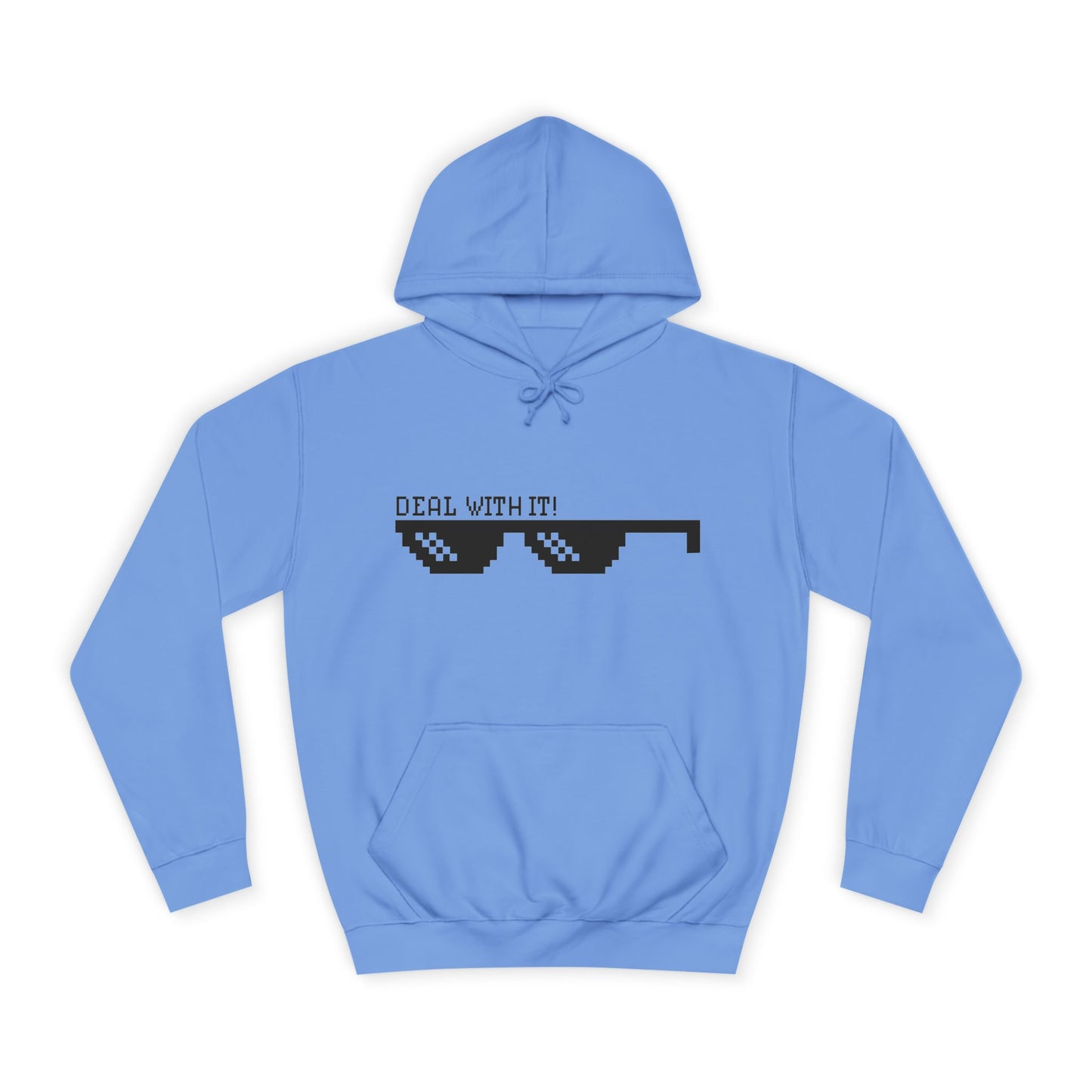 Deal With It Hoodie — 'deal with it' Sunglasses Graphic College Sweatshirt