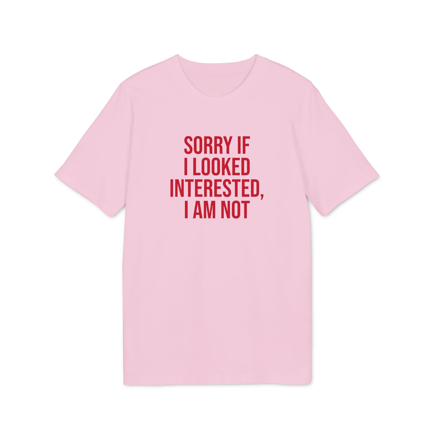 Graphic Unisex Tee - 'Not Interested' Cool and Direct Design T-Shirt