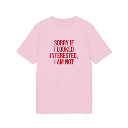 Graphic Unisex Tee - 'Not Interested' Cool and Direct Design T-Shirt