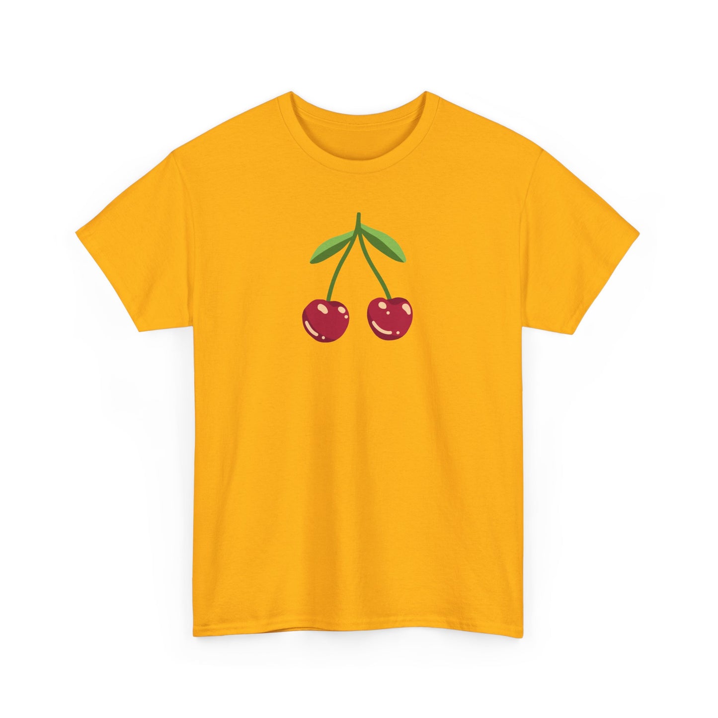 Cute Cherry Embroidery T-Shirt – Summer Style for Everyone