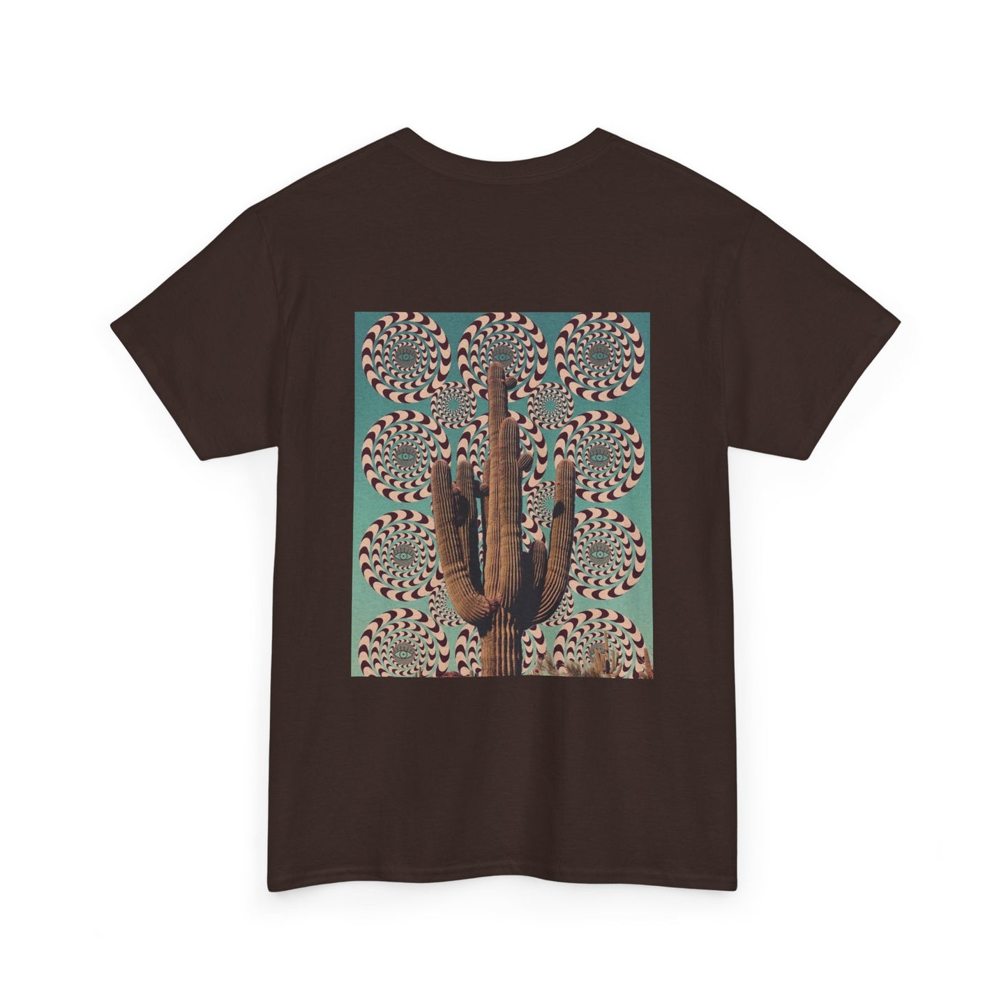 Southwest Aesthetic Mystical Cactus & Eye Design - Unisex Garment-Dyed