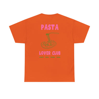 Cool Pasta Design T-Shirt - Pasta Lover Club Unisex Heavy Cotton Tee