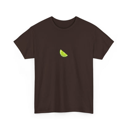 Minimal Lime Embroidered Tee – Fresh & Tangy Summer Shirt