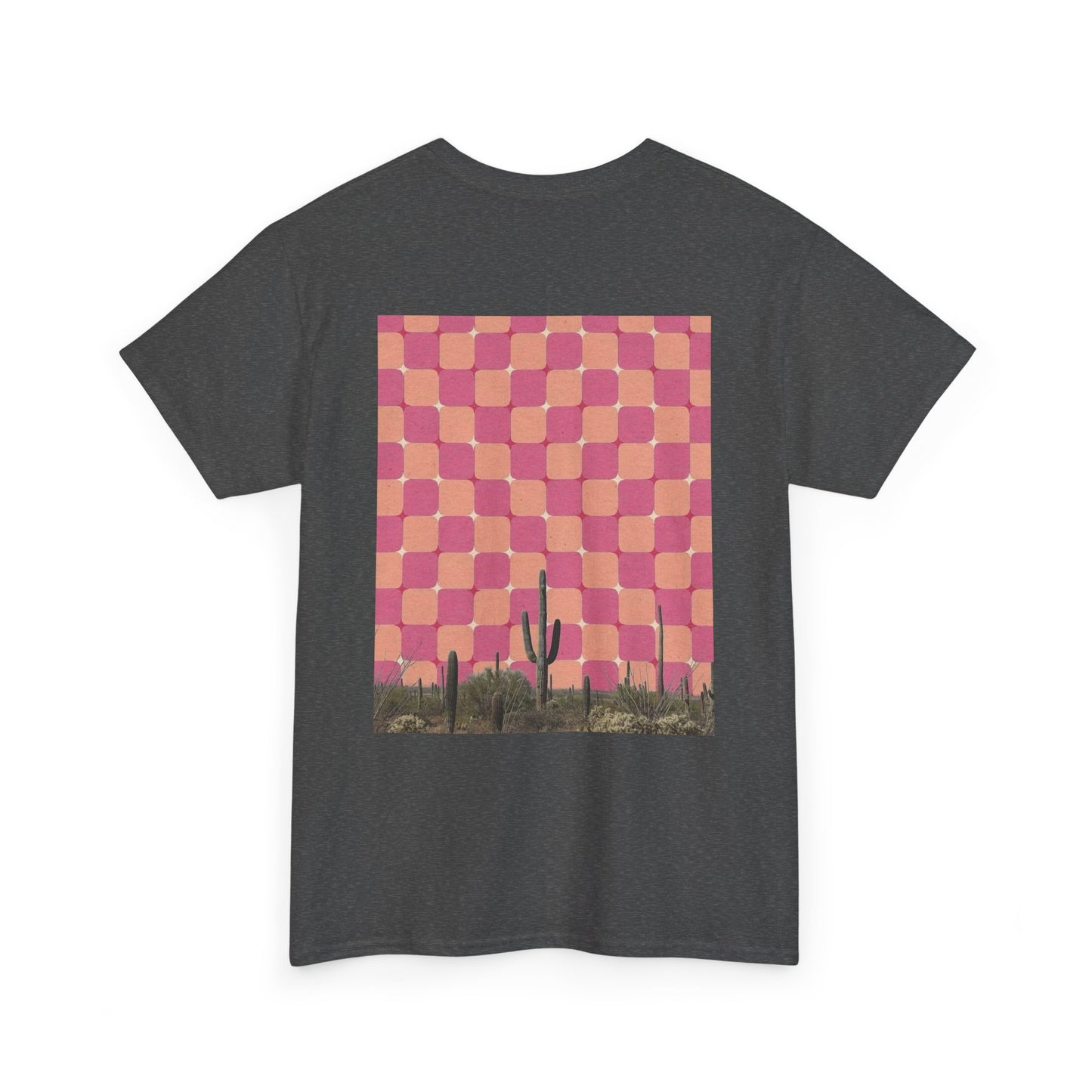 Southwest Aesthetic Mystical Cactus Design - Unisex Garment-Dyed Tee