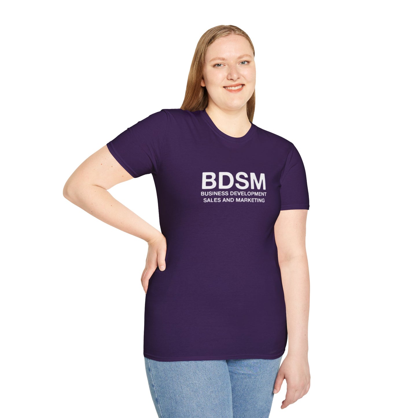 BDSM (Business Development Sales & Marketing) Funny Novelty T-Shirt - Sarcastic Office Humor Tee