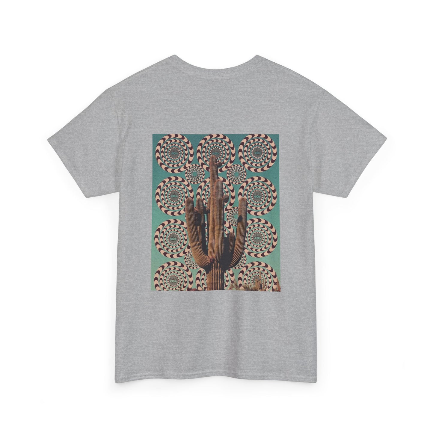 Southwest Aesthetic Mystical Cactus & Eye Design - Unisex Garment-Dyed