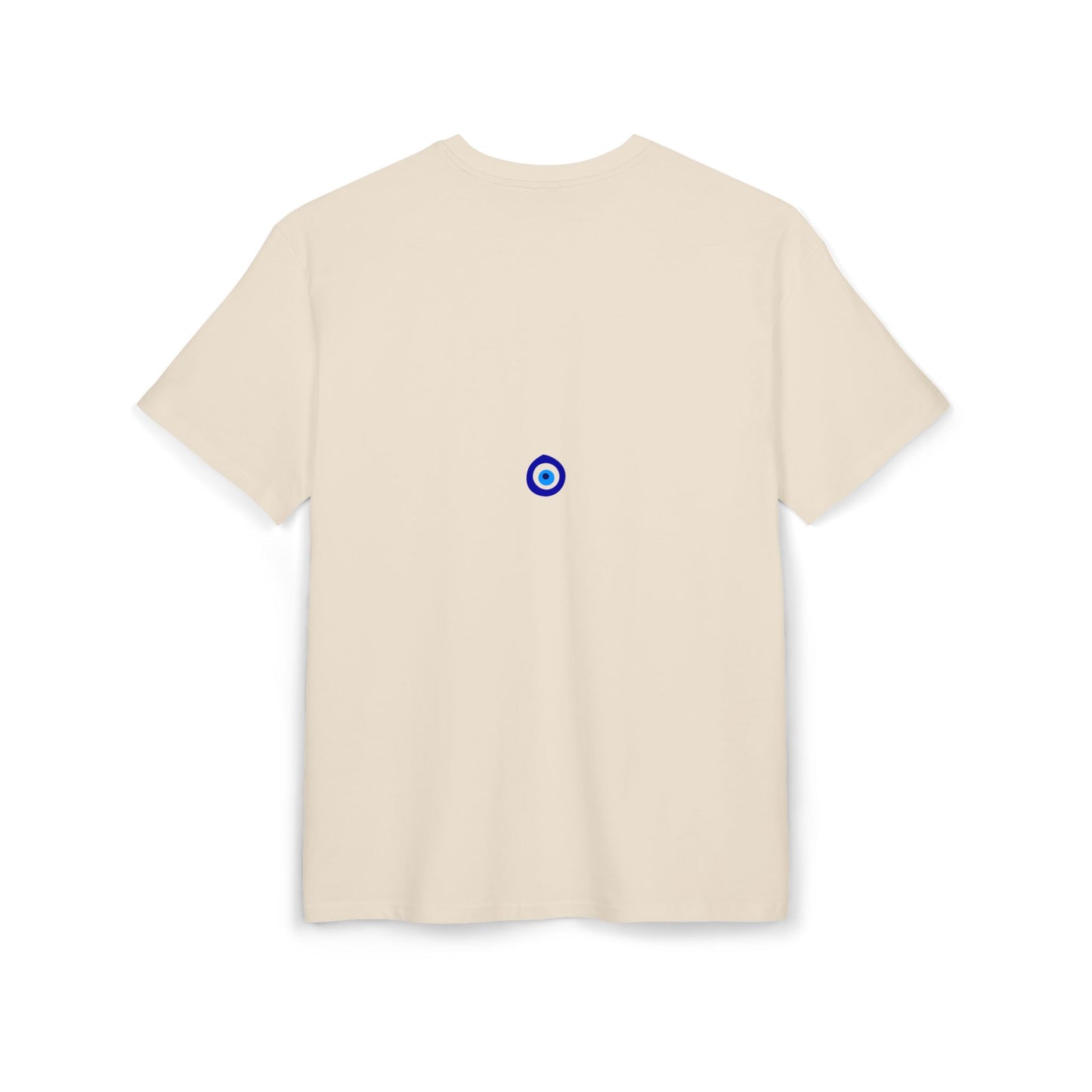 Oversize Tee with Evil Eye Sembol - Unisex T-shirt