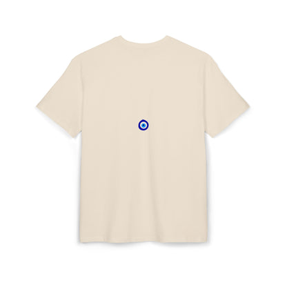 Oversize Tee with Evil Eye Sembol - Unisex T-shirt