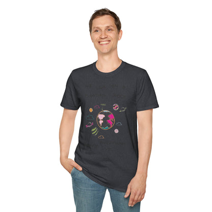Cute Unisex T-Shirt - Do Not Over Think It Design