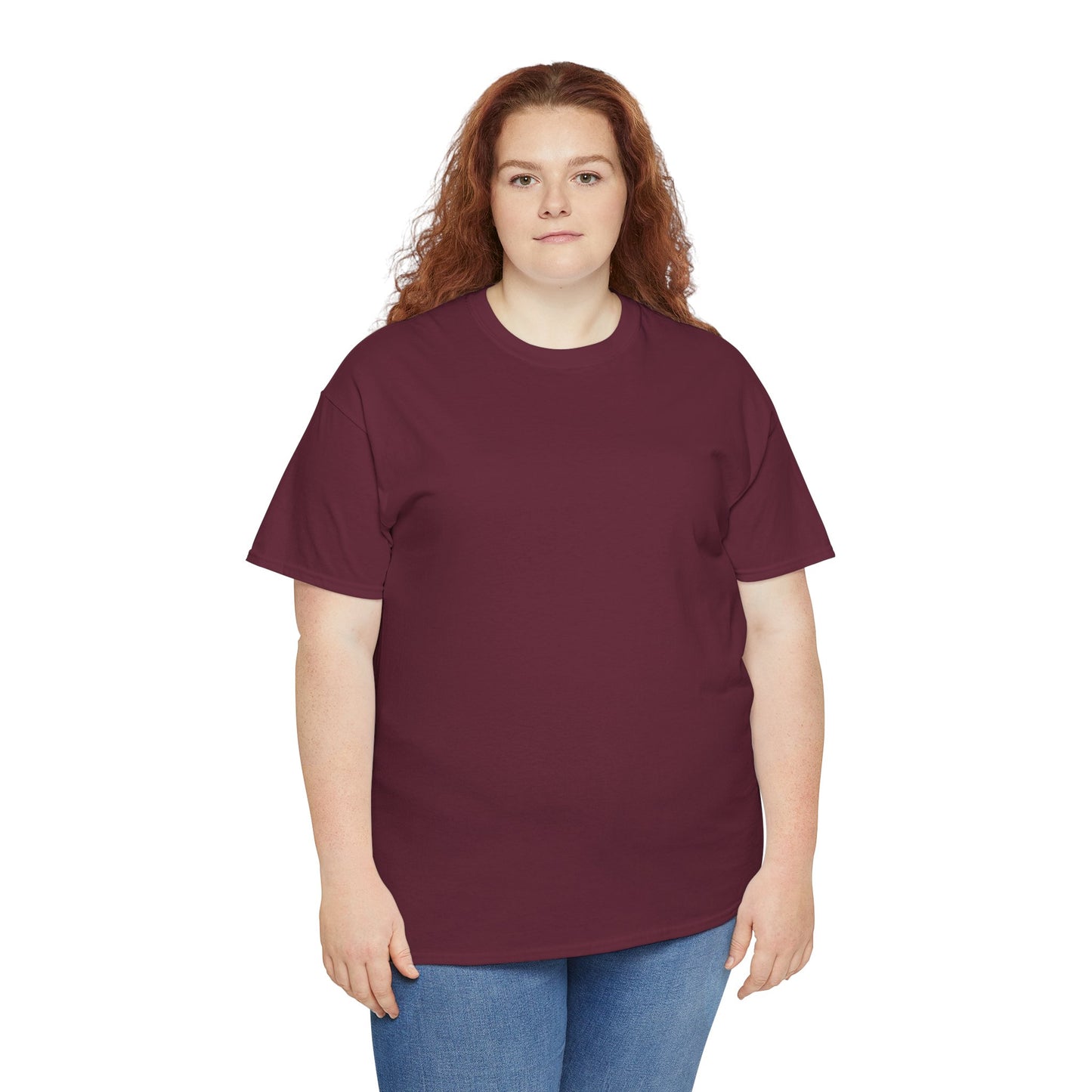 Unisex Heavy Cotton Tee - 'Certainty is An Illusion' Graphic Shirt with Butterfly & Cherries
