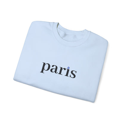 Unisex Heavy Blend™ Crewneck Sweatshirt - Paris with Meaningful Sign