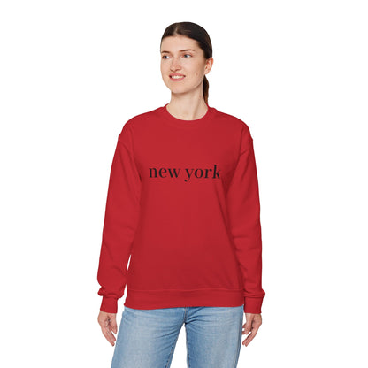 Unisex Heavy Blend™ Crewneck Sweatshirt - Minimal New York Design