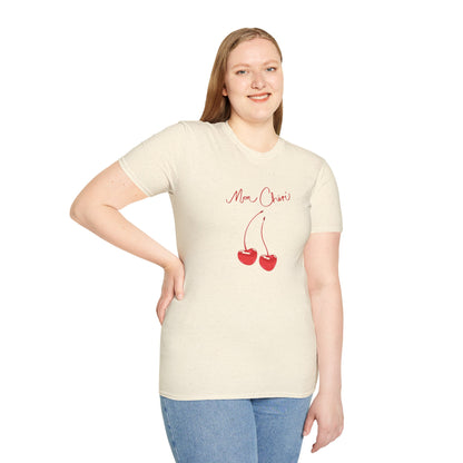 Mon Cheri with Cute Fruit Design - Unisex Softstyle T-Shirt