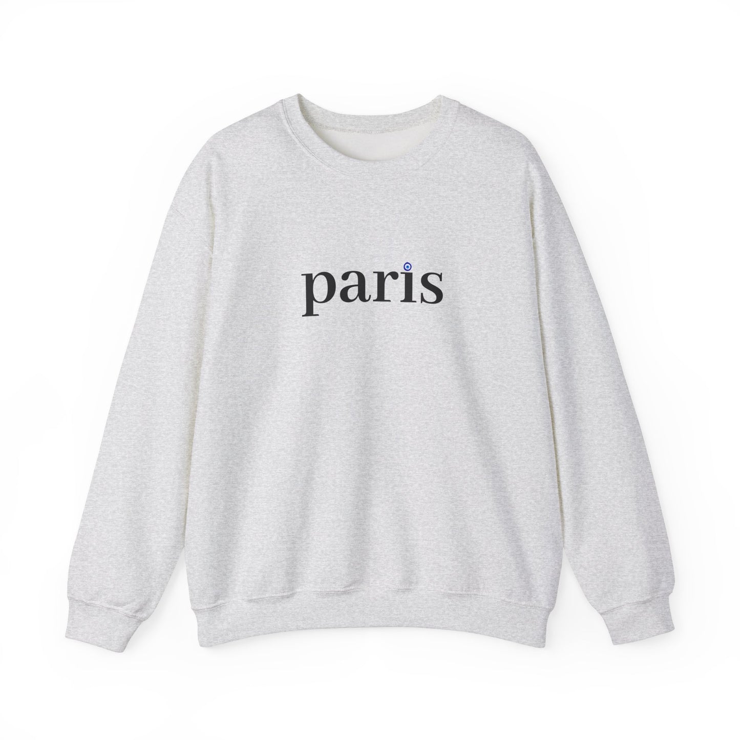 Unisex Heavy Blend™ Crewneck Sweatshirt - Paris with Meaningful Sign