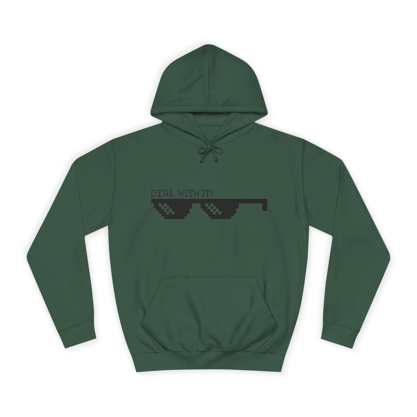 Deal With It Hoodie — 'deal with it' Sunglasses Graphic College Sweatshirt