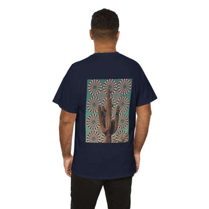 Southwest Aesthetic Mystical Cactus & Eye Design - Unisex Garment-Dyed