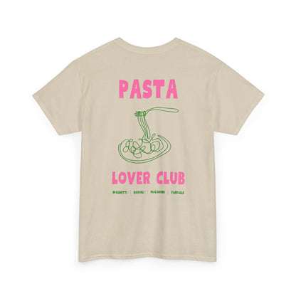 Cool Pasta Design T-Shirt - Pasta Lover Club Unisex Heavy Cotton Tee