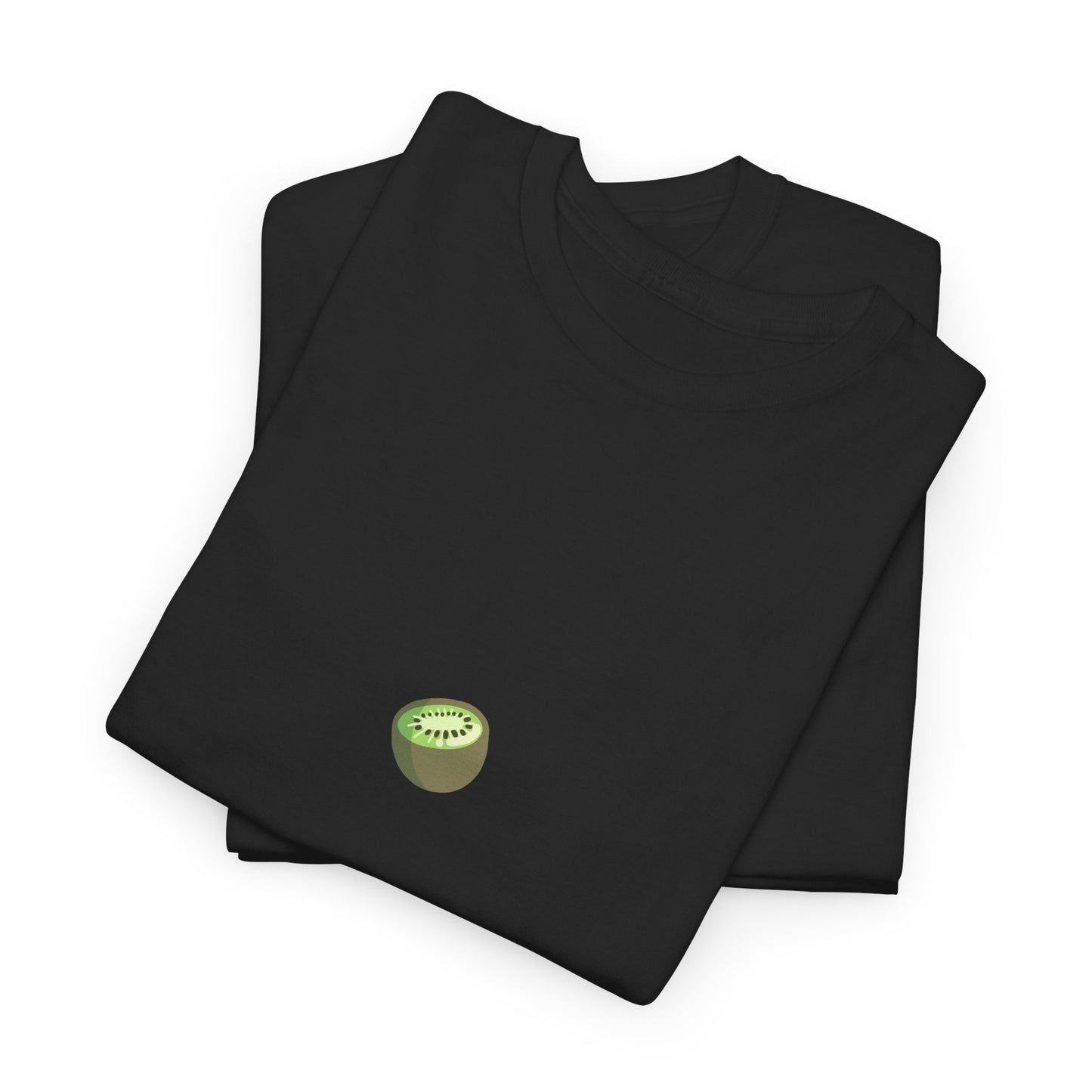 Unisex Heavy Cotton Tee - Cute Kiwi Minimalist Design