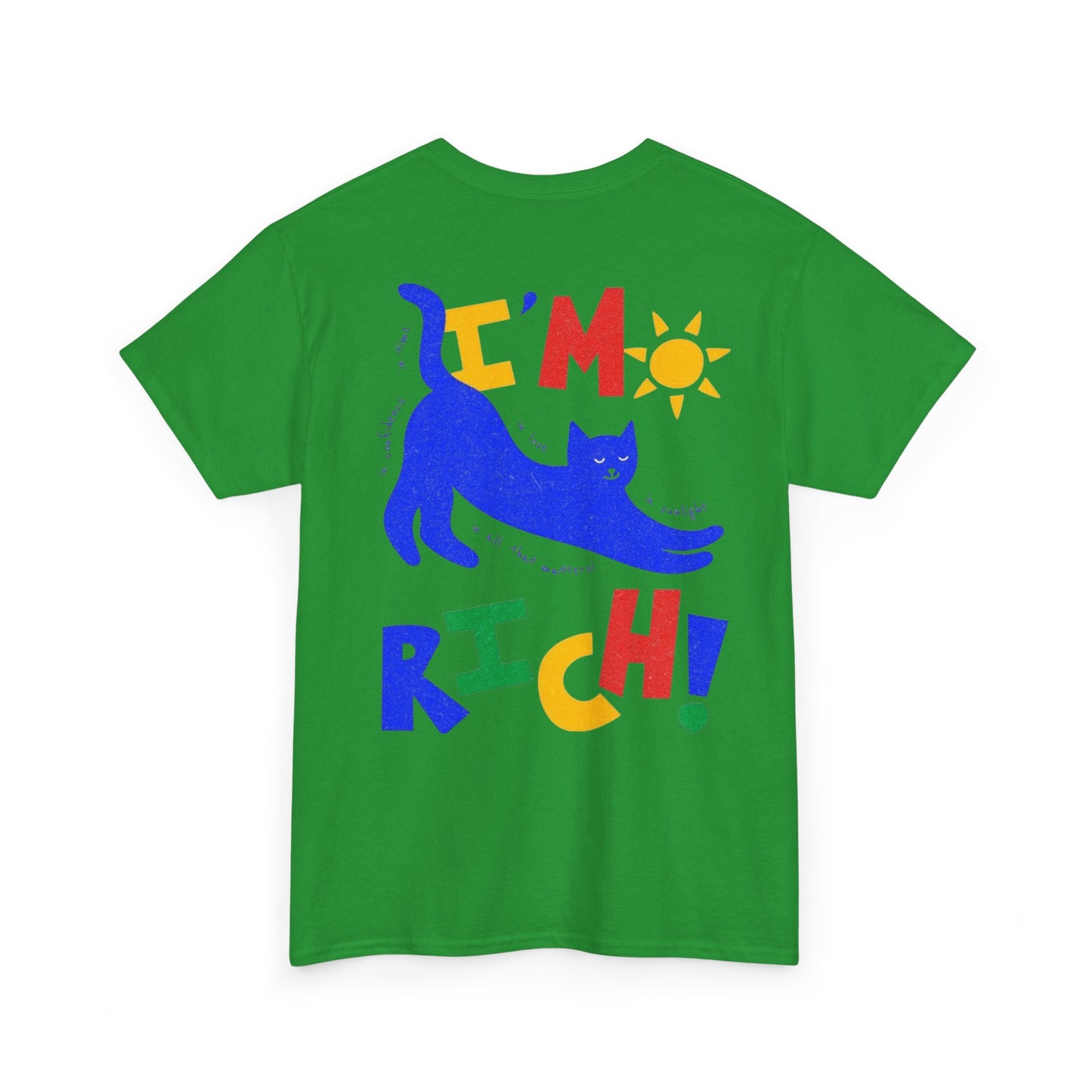 Rick in Confidence Unisex Tee - Cute Rich Cat Design