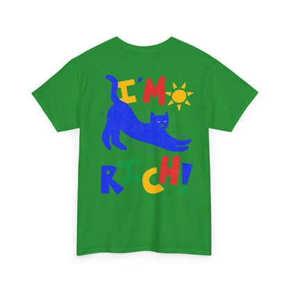 Rick in Confidence Unisex Tee - Cute Rich Cat Design