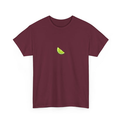 Minimal Lime Embroidered Tee – Fresh & Tangy Summer Shirt
