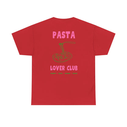Cool Pasta Design T-Shirt - Pasta Lover Club Unisex Heavy Cotton Tee