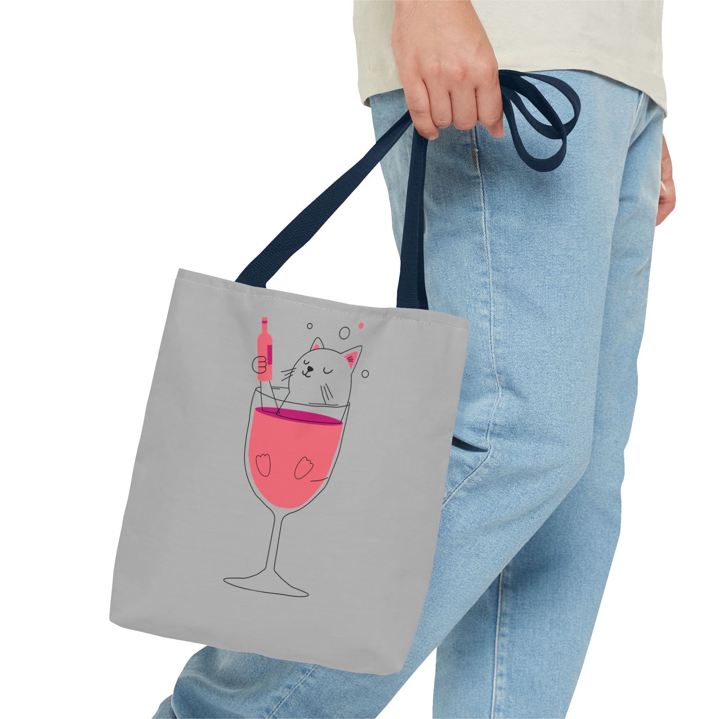 Cute & Minimalist Glass Design Tote Bag