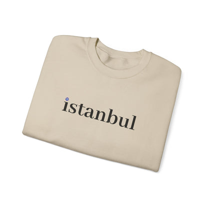 Unisex Heavy Blend™ Crewneck Sweatshirt - İstanbul with Meaningful Sign