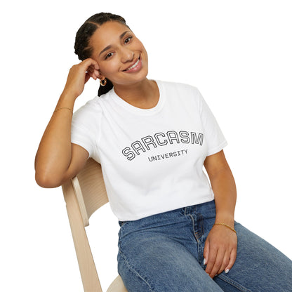 Sarcasm University T-Shirt - Statement Unisex Tee
