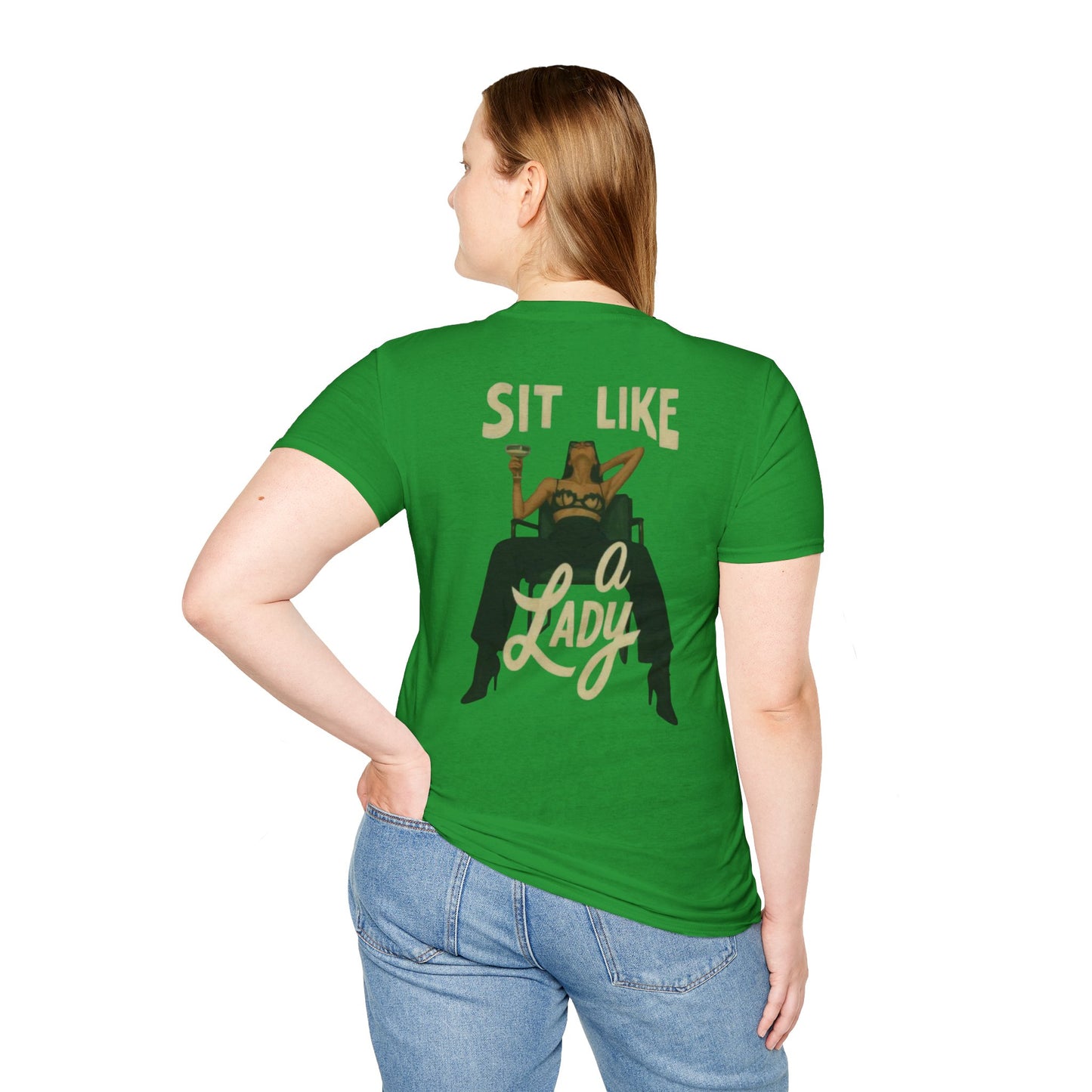Sit Like a Lady T-Shirt — Southern Sass Graphic Unisex Tee