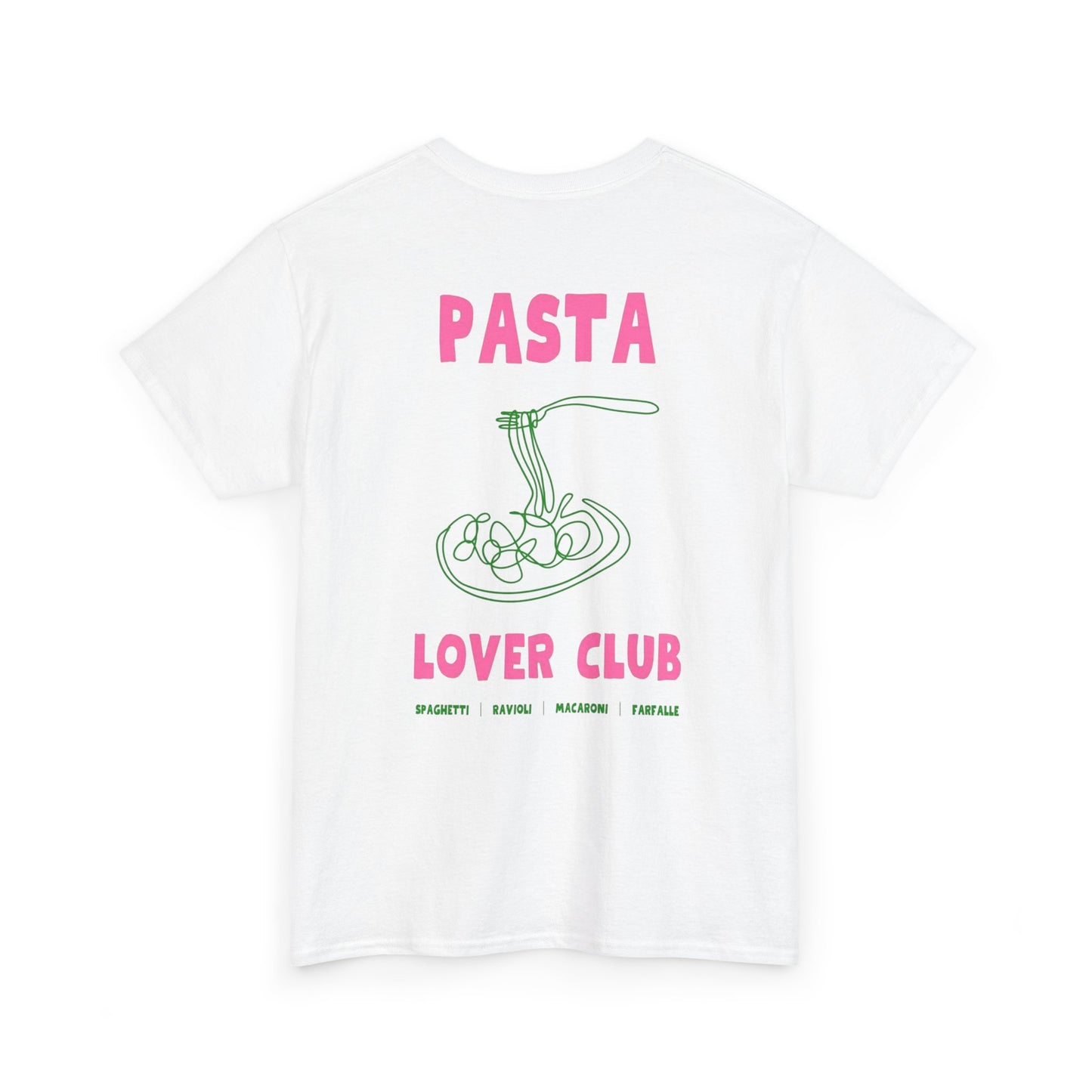 Cool Pasta Design T-Shirt - Pasta Lover Club Unisex Heavy Cotton Tee