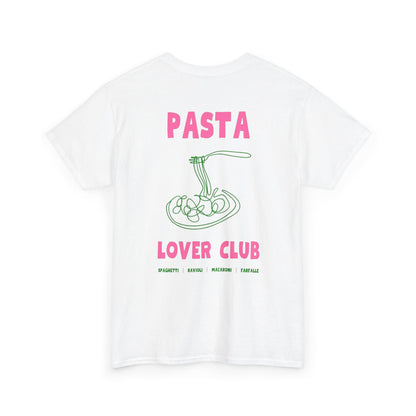 Cool Pasta Design T-Shirt - Pasta Lover Club Unisex Heavy Cotton Tee