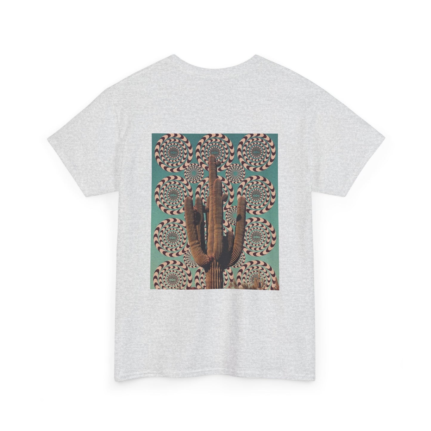 Southwest Aesthetic Mystical Cactus & Eye Design - Unisex Garment-Dyed