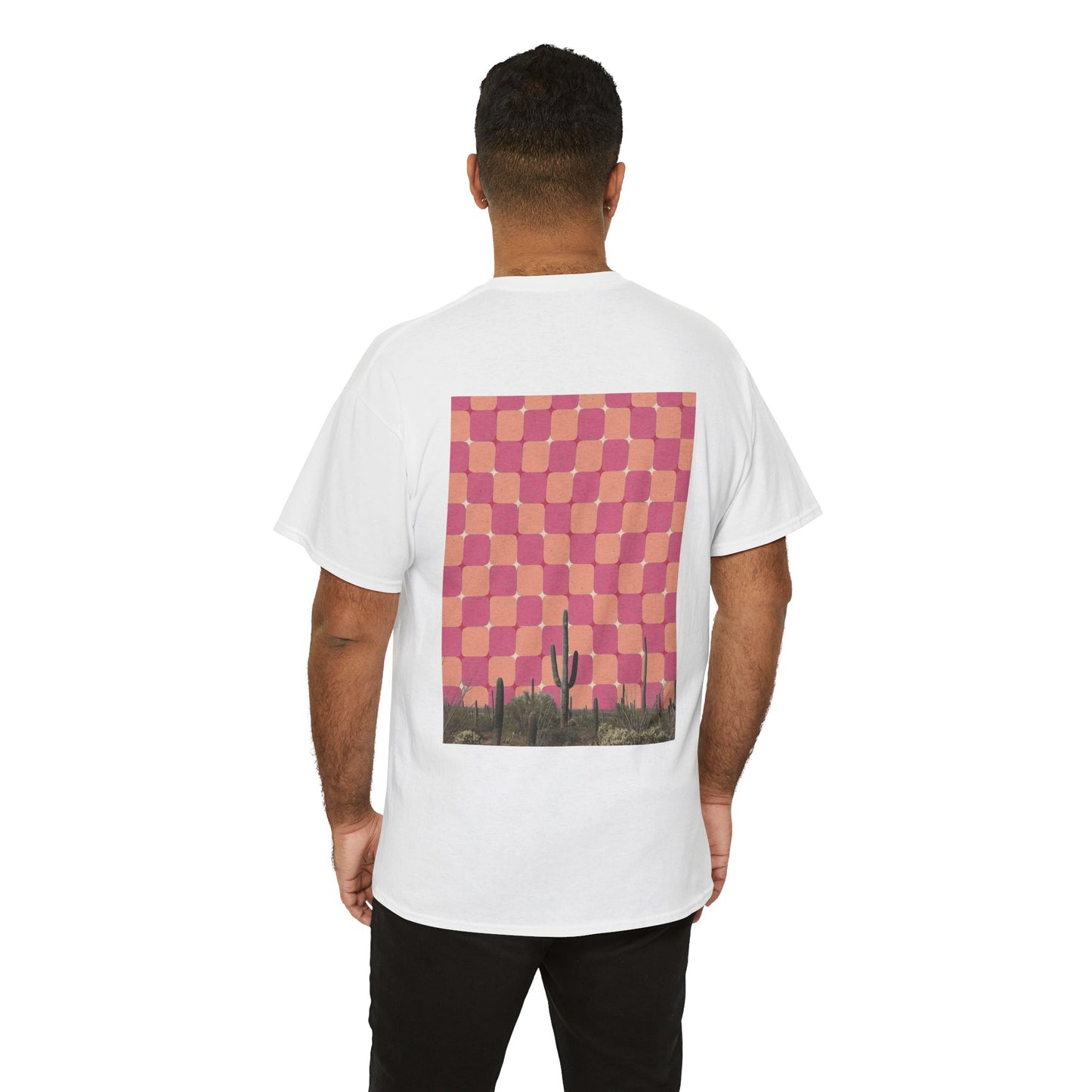 Southwest Aesthetic Mystical Cactus Design - Unisex Garment-Dyed Tee