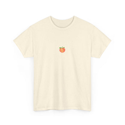 Citrus Peach Shirt – Refreshing Embroidered Unisex Tee