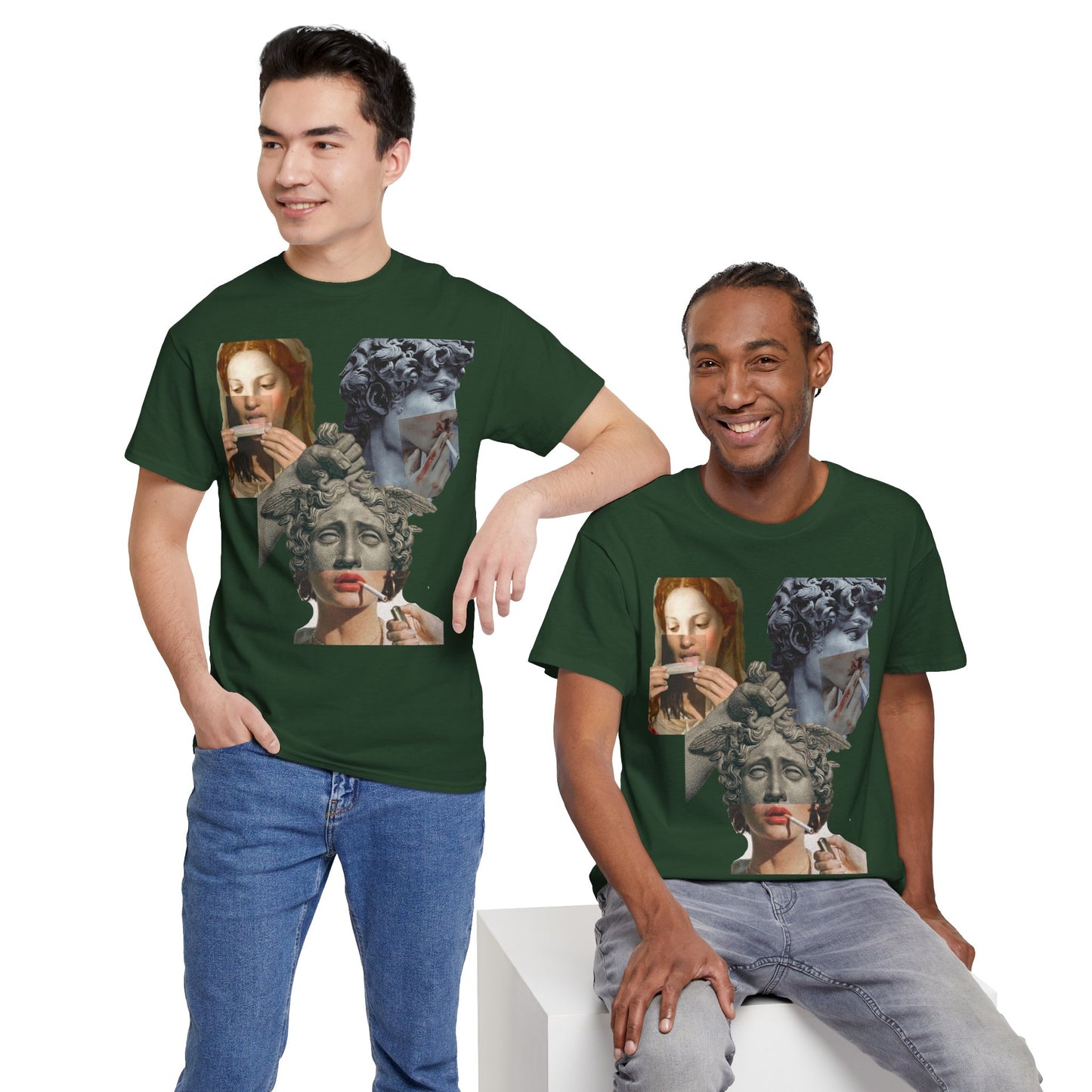 Renaissance Design Tee - Rolling Through the Ages Cool Unisex Shirt