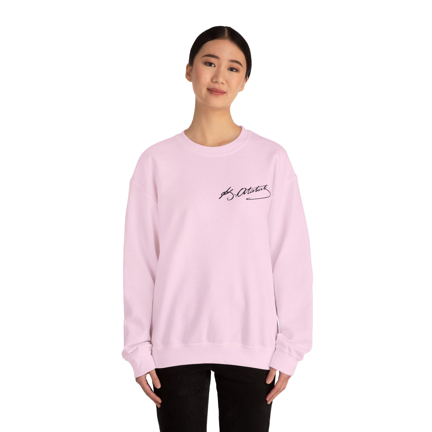 ATA Heritage - Unisex Heavy Blend™ Crewneck Sweatshirt with Signature of Father of Turks