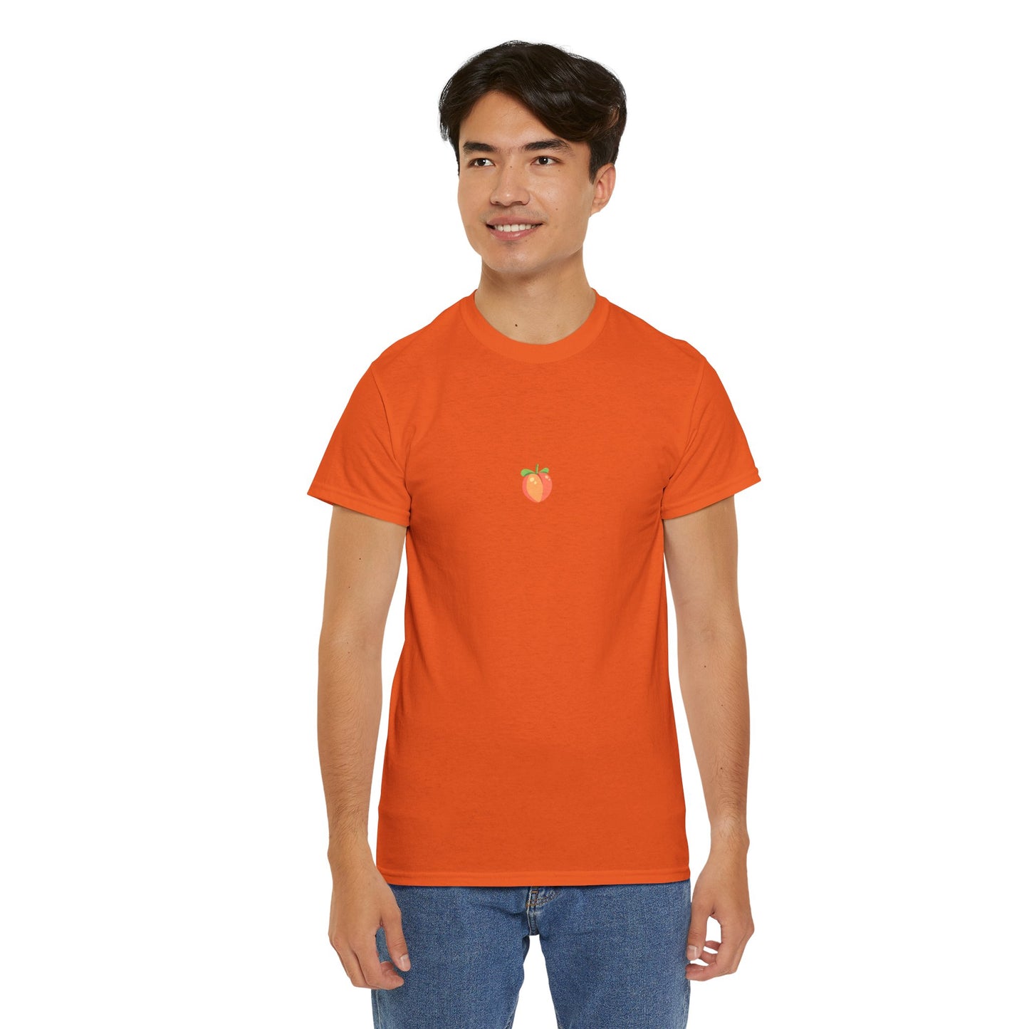 Citrus Peach Shirt – Refreshing Embroidered Unisex Tee