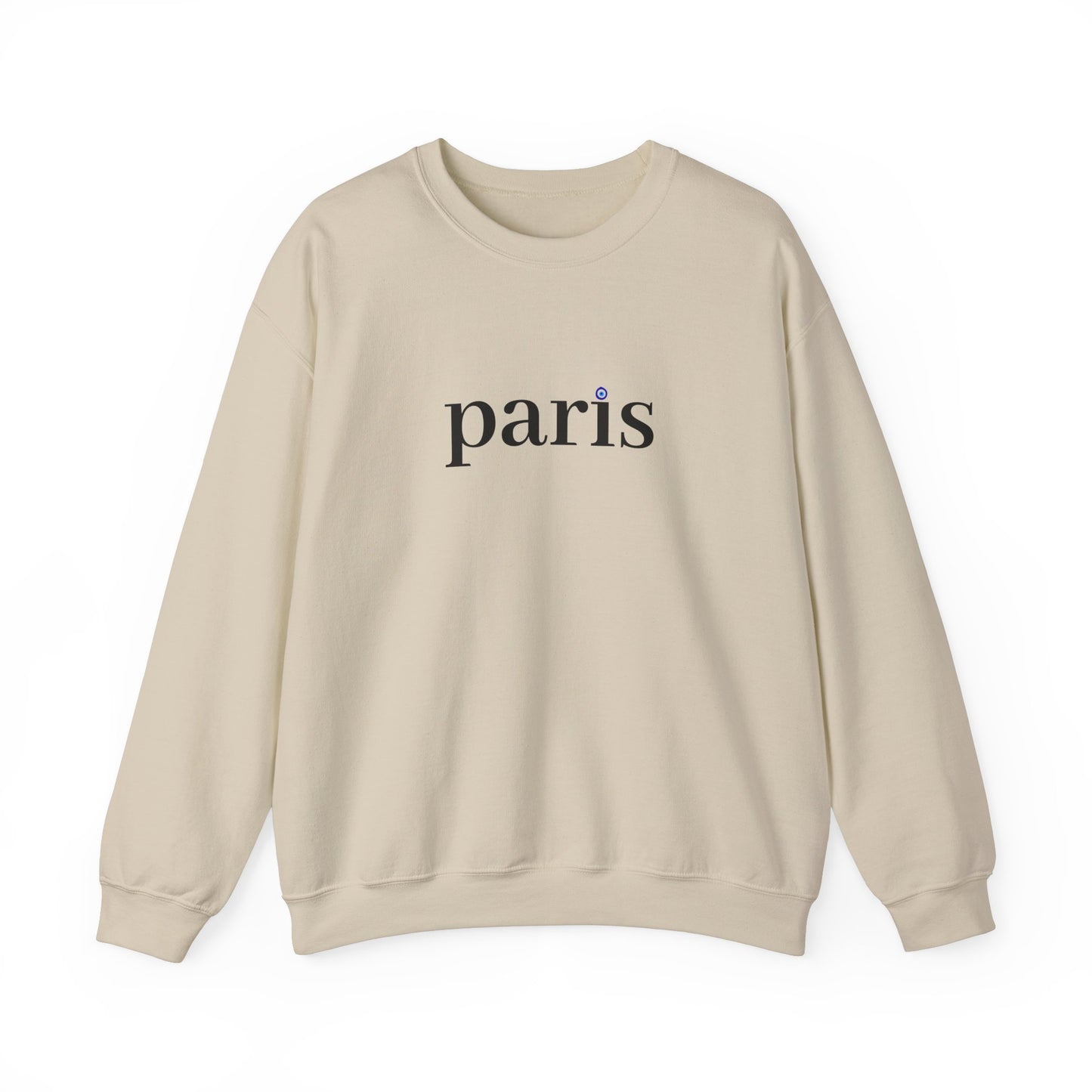 Unisex Heavy Blend™ Crewneck Sweatshirt - Paris with Meaningful Sign