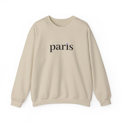 Unisex Heavy Blend™ Crewneck Sweatshirt - Paris with Meaningful Sign