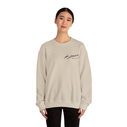 ATA Heritage - Unisex Heavy Blend™ Crewneck Sweatshirt with Signature of Father of Turks