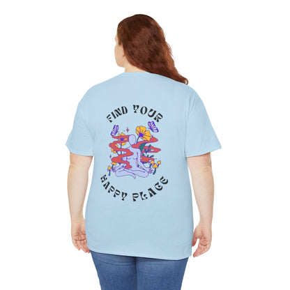 Happy Place Tee Shirt - Find Your Happy Place Authentic Design