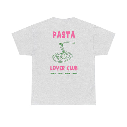 Cool Pasta Design T-Shirt - Pasta Lover Club Unisex Heavy Cotton Tee