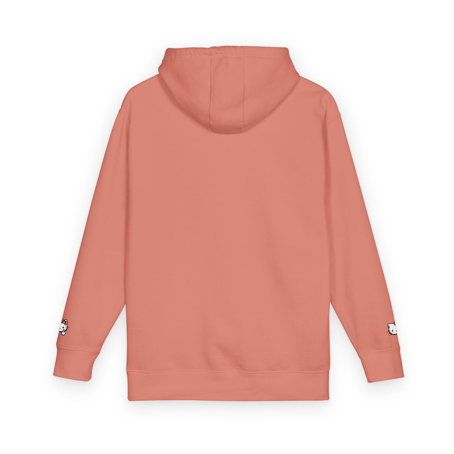 Realistic Hello Kitty Middle Finger Design — Unisex Embroidery Minimalist Hoodie